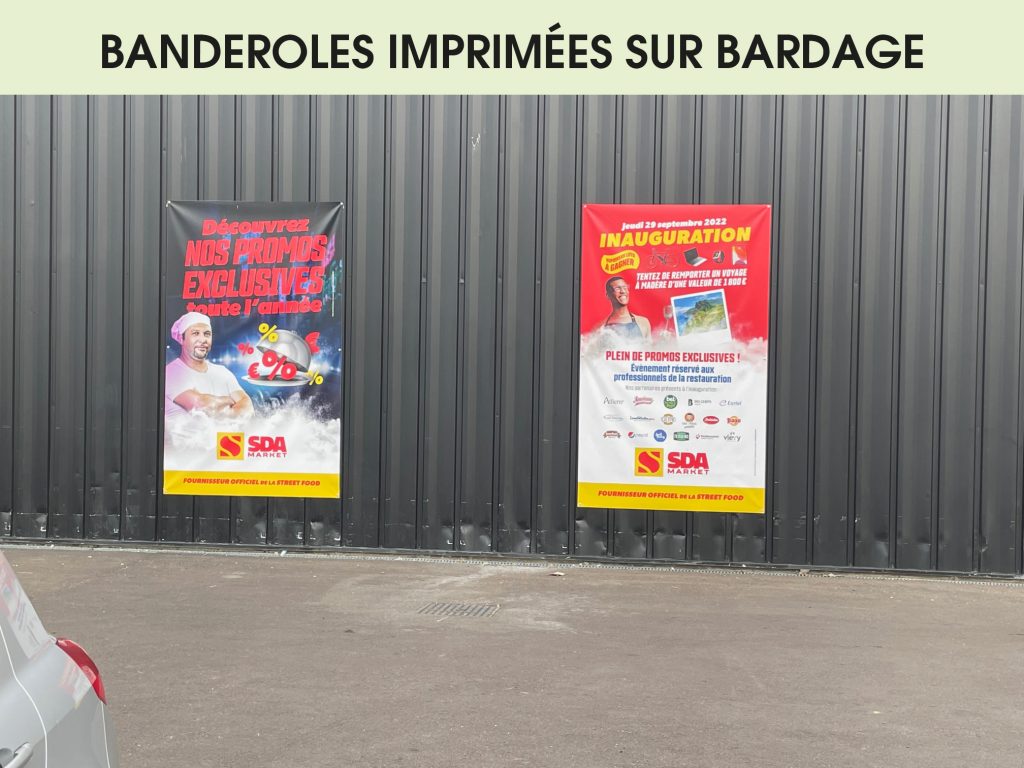 BANDEROLE SUR BARDAGE