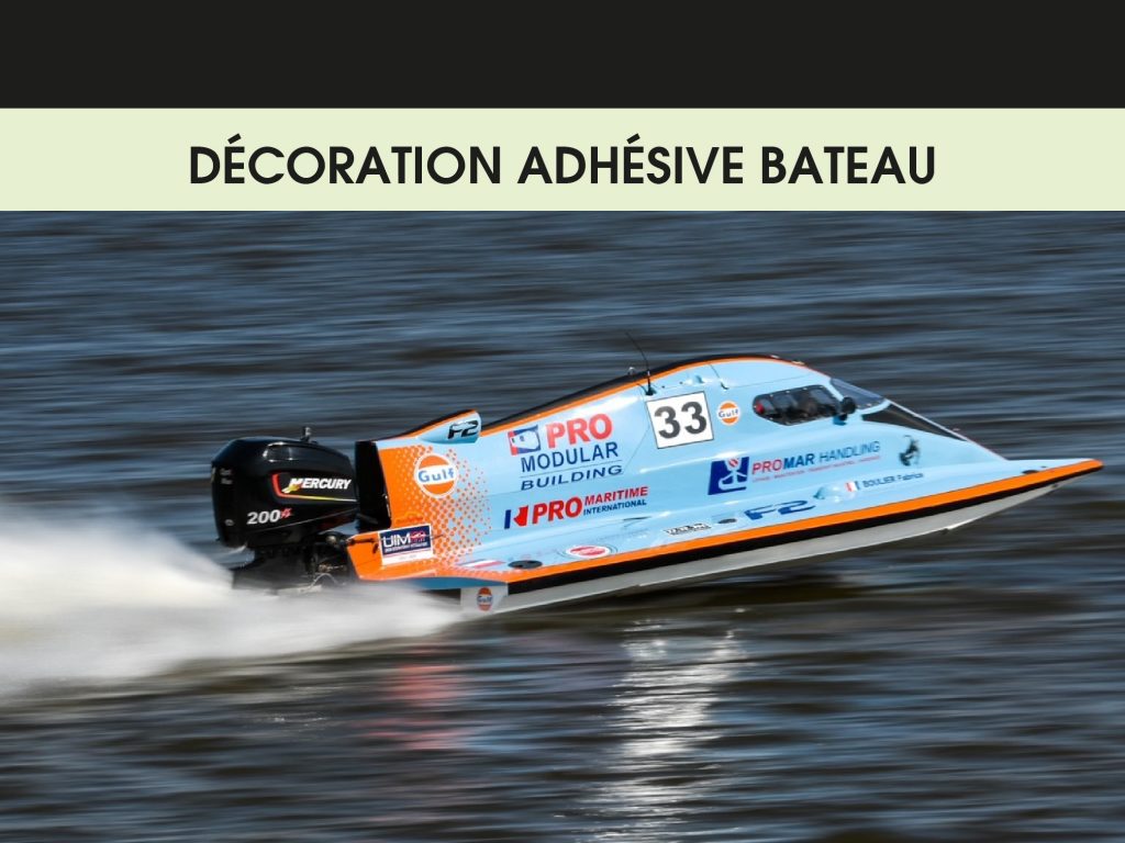 DECORATION ADHESIVE BATEAU