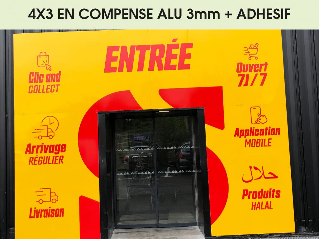 COMPENSE ALU + ADHESIF
